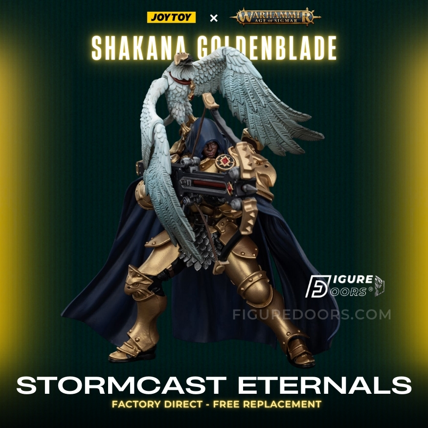 JoyToy Warhammer Age of Sigmar Stormcast Eternals The Blacktalons Shakana Goldenblade